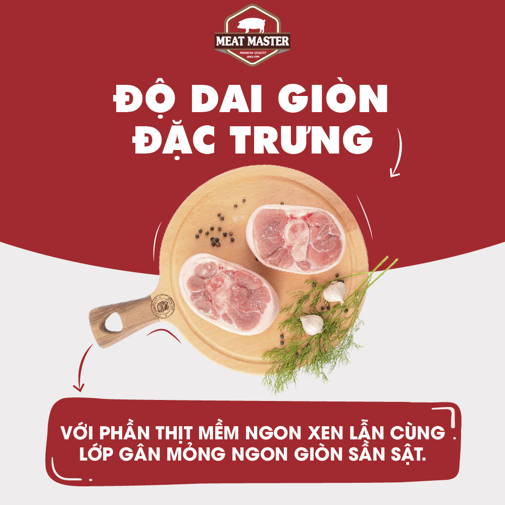 Bắp giò heo cắt khoanh Meat Master (400G) - Thịt heo tươi