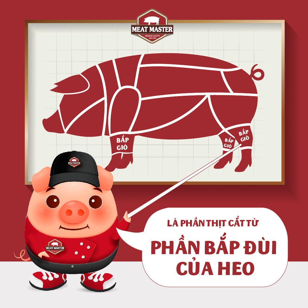 Bắp giò heo cắt khoanh Meat Master (400G) - Thịt heo tươi