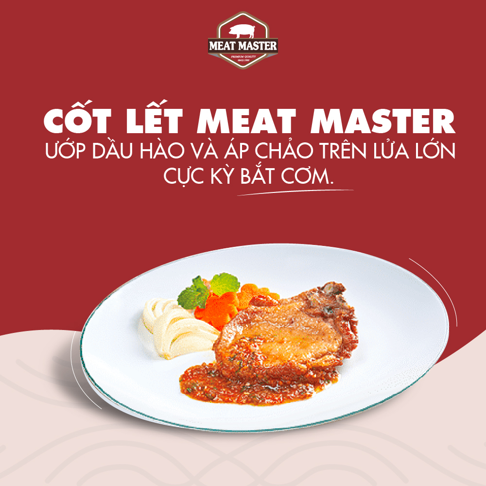 Cốt lết heo Meat Master (400G) - Thịt heo tươi