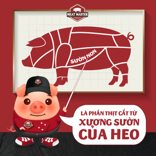 [HCM giao hỏa tốc] Sườn heo non Meat Master (400G) - Thịt heo tươi