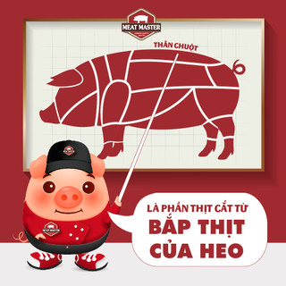 Thăn chuột heo Meat Master (400G) - Thịt heo tươi