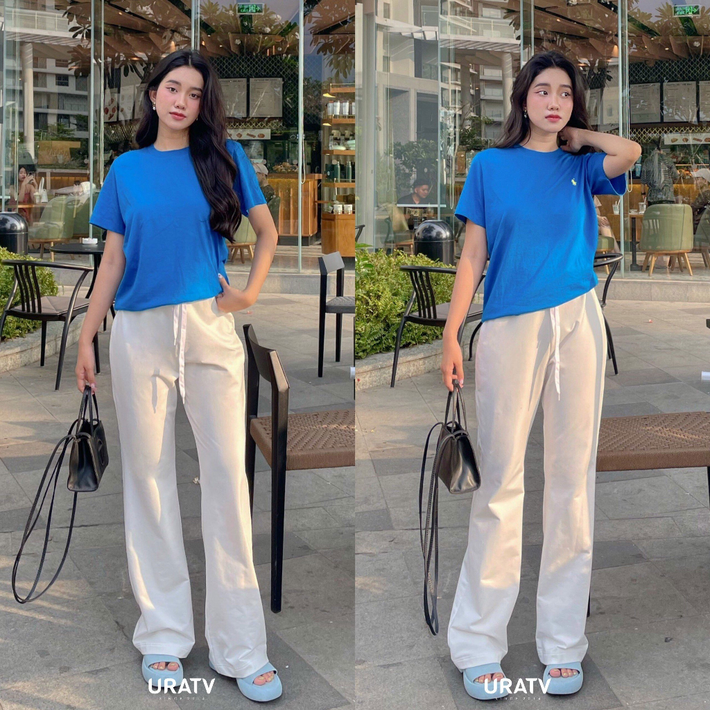 [ẢNH THẬT - CÓ SẴN ] Quần THUN loe dài trơn màu URATV