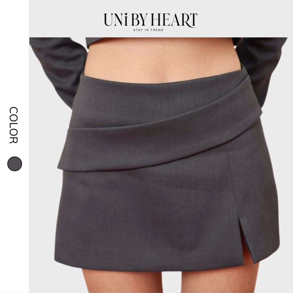 Chân váy ngắn chữ A Cassi Skirt CVX001 thiết kế độc đáo, trẻ trung, hiện đại - Uni By Heat