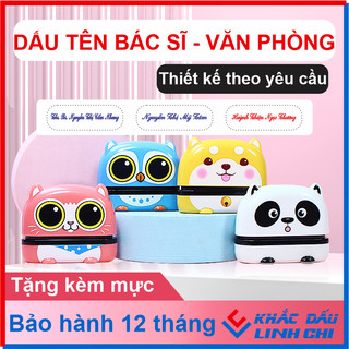 Dấu tên cá nhân tặng mực và hộp