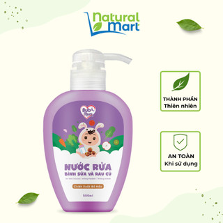 Nước rửa bình sữa và rau củ cho bé chiết xuất quả bồ hòn 500ml bub&mum hoàn toàn từ thiên nhiên - naturalmart