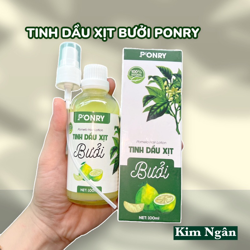 XỊT TÓC PONRY MẪU MỚI 100ml