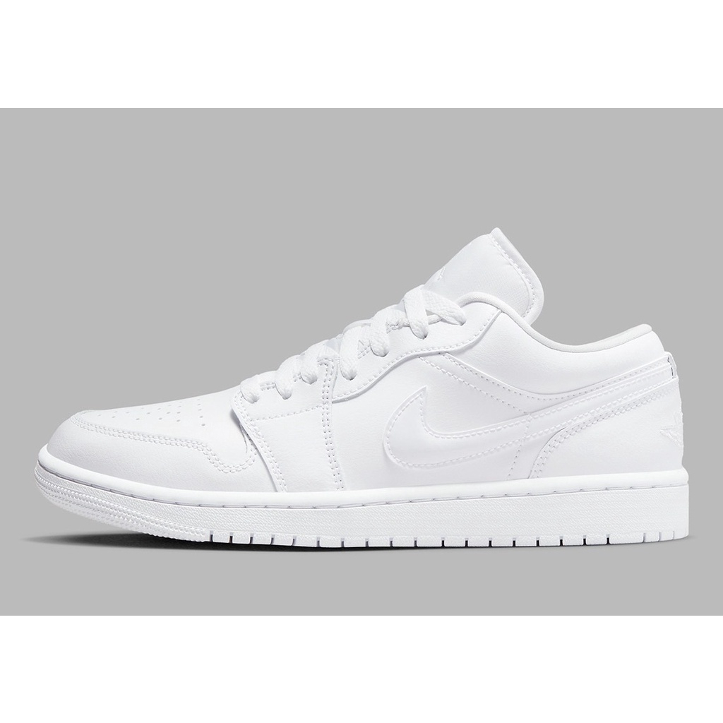 Giày Jordan Low White Cổ Thấp Bản Quảng Châu - Giày thể thao Sneakers AIR JORDAN 1 Low Trắng đen Cao Cấp Full Box Bill