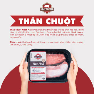 Thăn chuột heo Meat Master (400G) - Thịt heo tươi