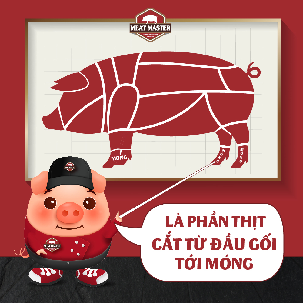 Móng heo Meat Master (400G) - Thịt heo tươi