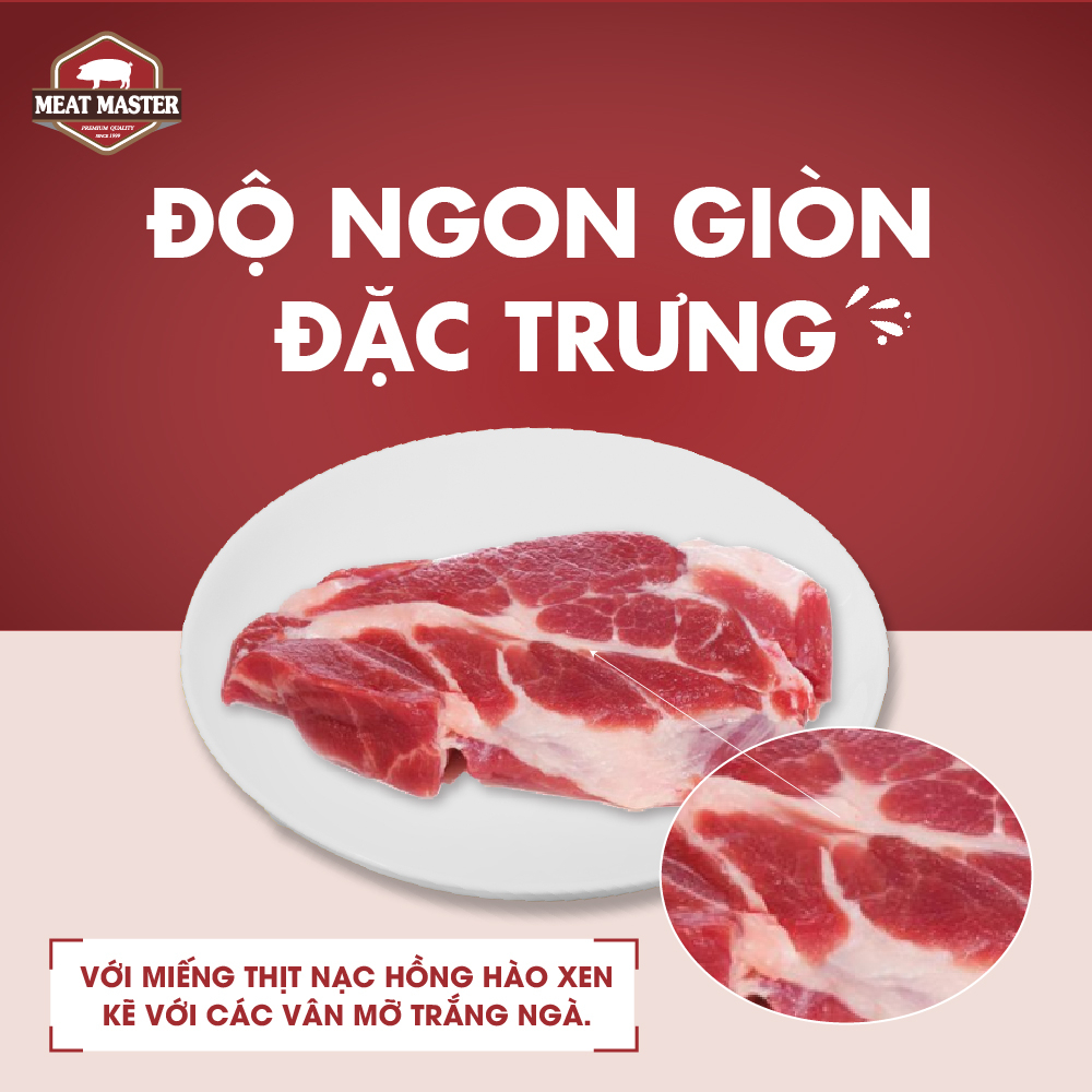 Nạc dăm heo Meat Master (400G) - Thịt heo tươi