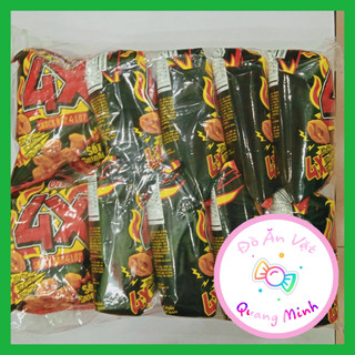 Bán sỉ Bim bim Oishi Snack 4X Bắp 4 lớp sốt sriracha vị cay gói lớn 32 g/ 10 gói giòn cay thơm ngon, đồ ăn vặt hot nhất