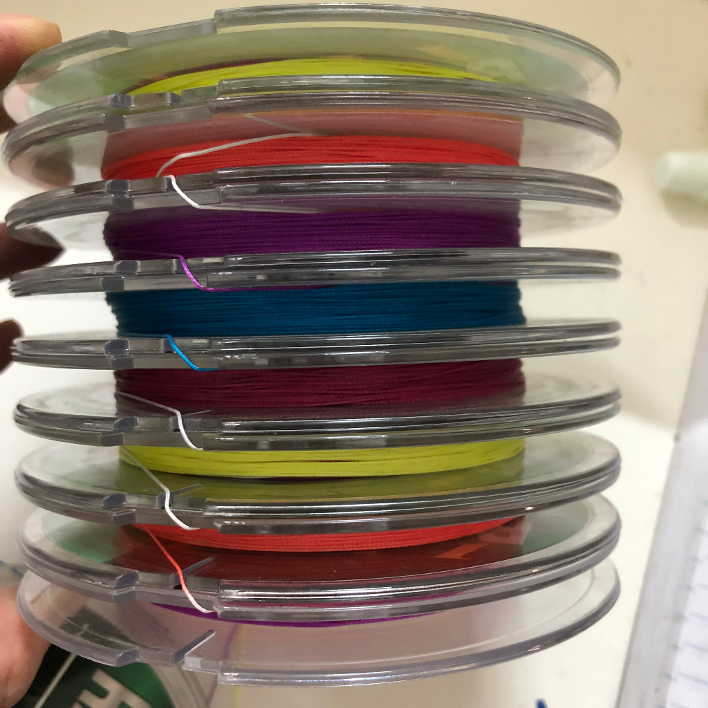 Dây dù câu cá Lure Raleigh X8 7 màu siêu đẹp siêu bền mịn giá rẻ