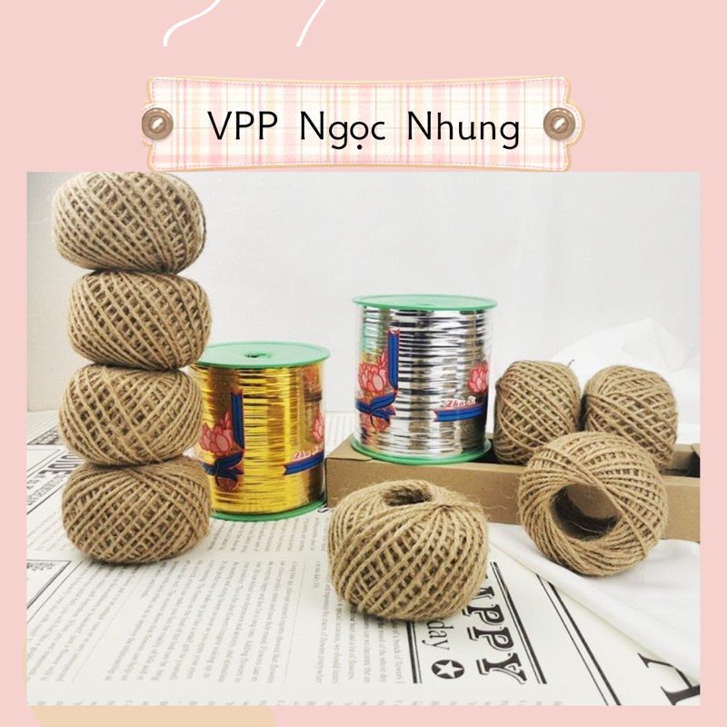 10m dây thừng, dây gai treo ảnh, handmade
