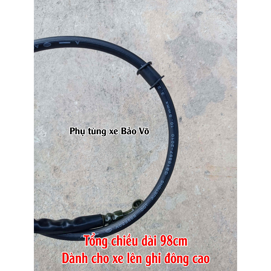 Dây dầu thắng dĩa dài 98cm, dành cho các xe độ ghi đông cao bị thiếu dây