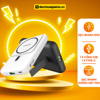 Pin dự phòng mazer infinite boost mag stand mini qi wireless 10000mah/15w