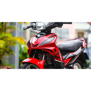TEM CHẾ SPARK ĐỎ ĐEN EXCITER 2010 xe đỏ