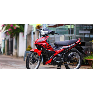 TEM CHẾ SPARK ĐỎ ĐEN EXCITER 2010 xe đỏ