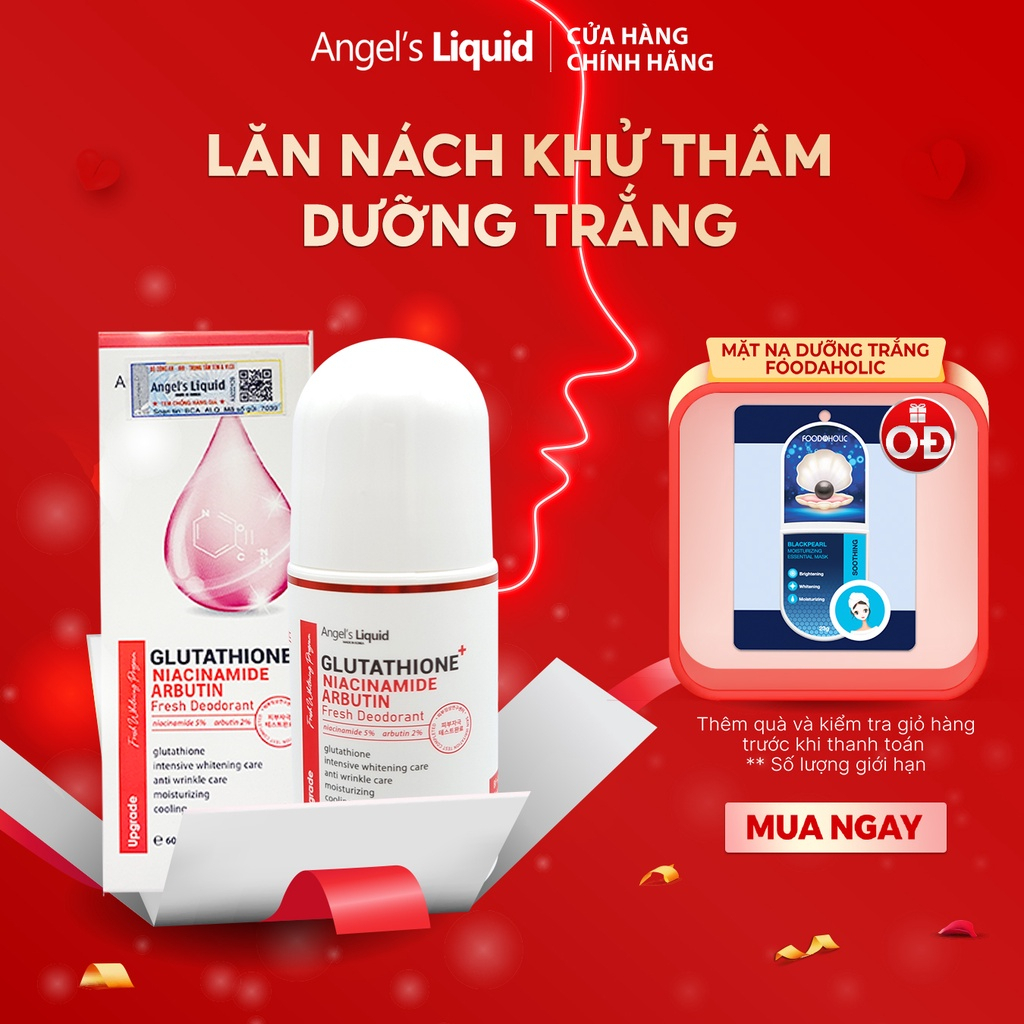Lăn nách glutathione giảm thâm nách, làm trắng da chuẩn chính hàng 100%