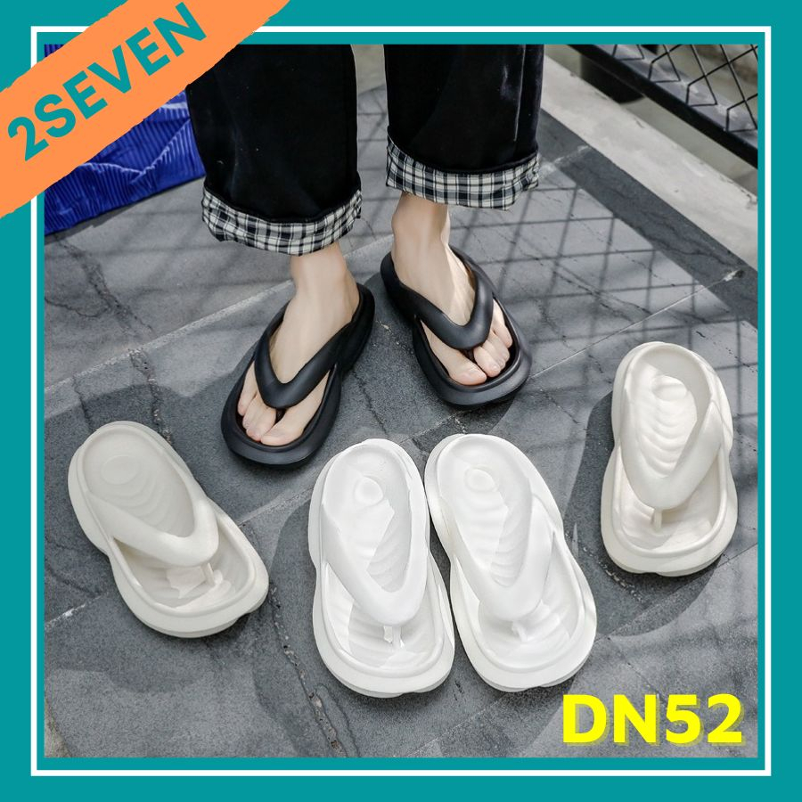 Dép xỏ ngón nam nữ dáng thuyền chất liệu EVA mềm mại đế chống trượt phong cách Ulzzang - 2Seven Store DN52