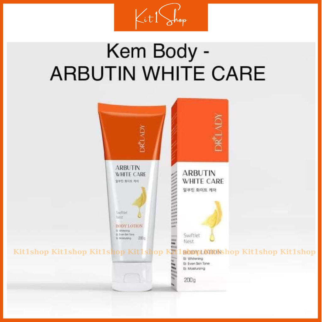 Kem body ngày Arbutin White Care Dr Lady kem dưỡng trắng da, dưỡng ẩm, chống nắng, ngừa lão hóa body 200g | BigBuy360 - bigbuy360.vn