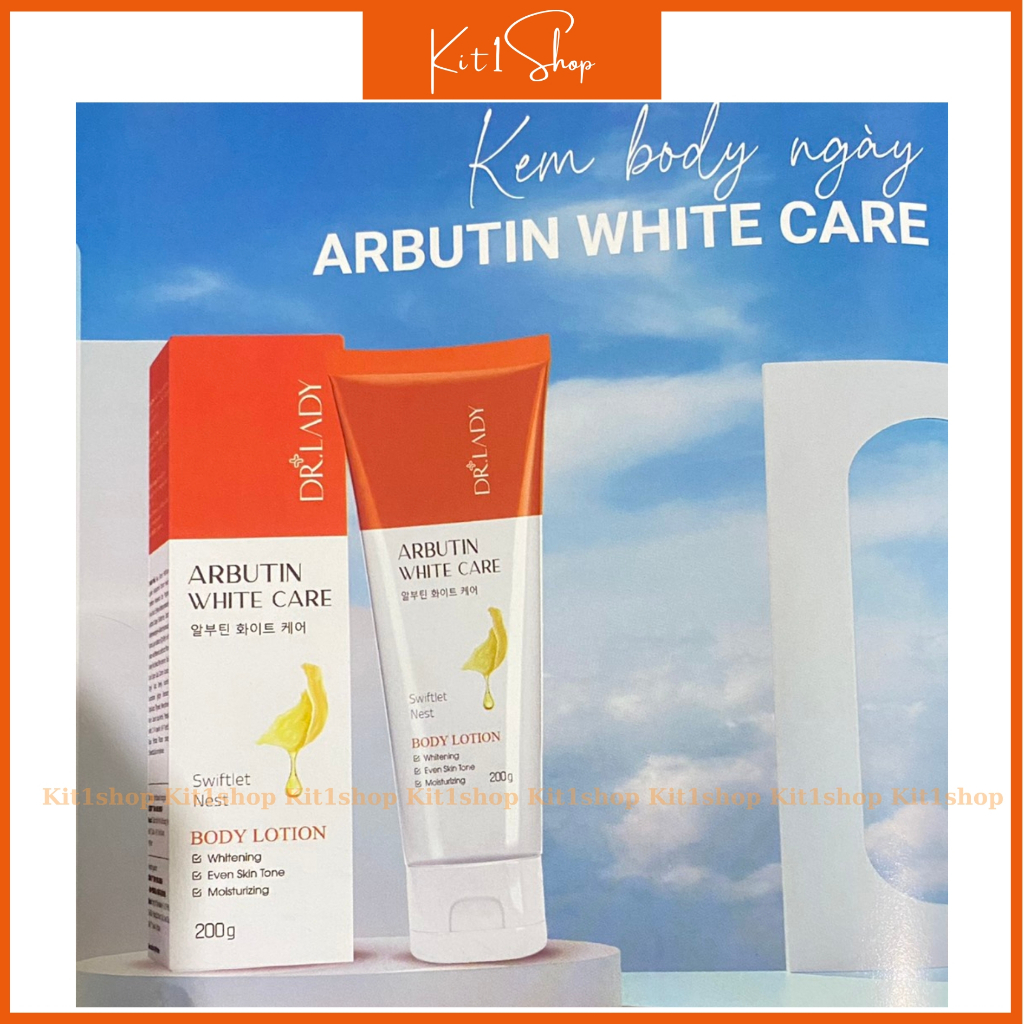Kem body ngày Arbutin White Care Dr Lady kem dưỡng trắng da, dưỡng ẩm, chống nắng, ngừa lão hóa body 200g | BigBuy360 - bigbuy360.vn