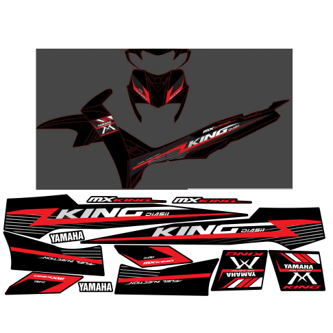Tem Rời dán xe Sirius Mx King