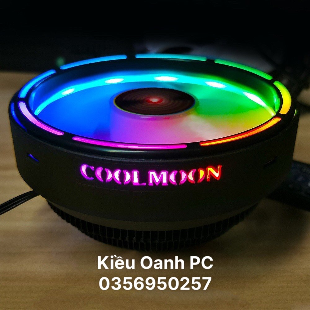 Fan Tản Nhiệt CPU Leto II, Led RGB 16 Triệu Màu, 366 Hiệu Ứng-Tự Động Đổi Màu