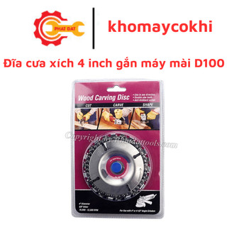 Đĩa cưa gỗ dạng xích, lưỡi cưa xích 4 inch