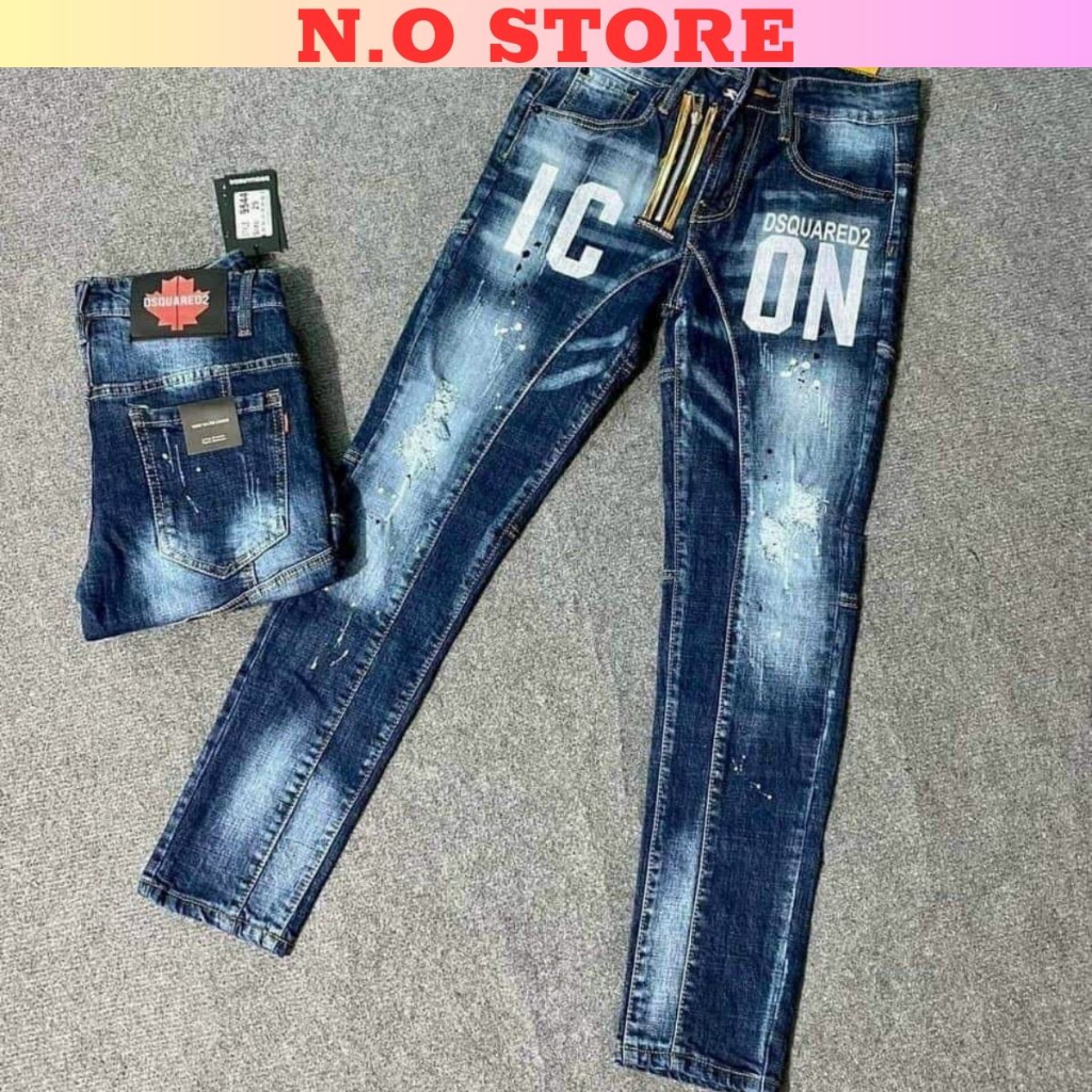 Quần jean nam đẹp quần bò icon nam cao cấp chuẩn shop N.O STORE