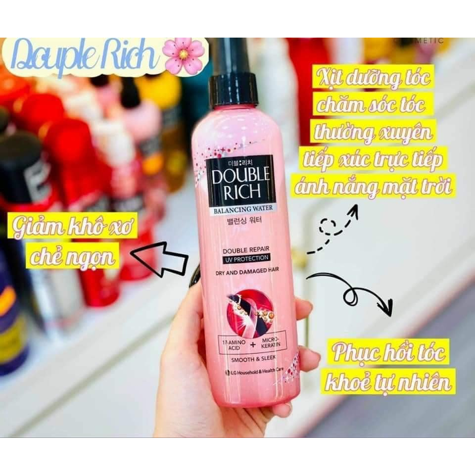 Nước Dưỡng Tóc Double Rich Chuyên Sâu Balancing Water Double Repair 120ml /250ml Sản phẩm chính hãng