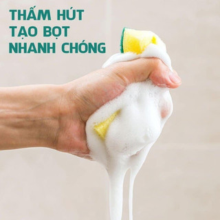 Miếng rửa bát, mút rửa bát siêu sạch, miếng rửa bát bọt biển