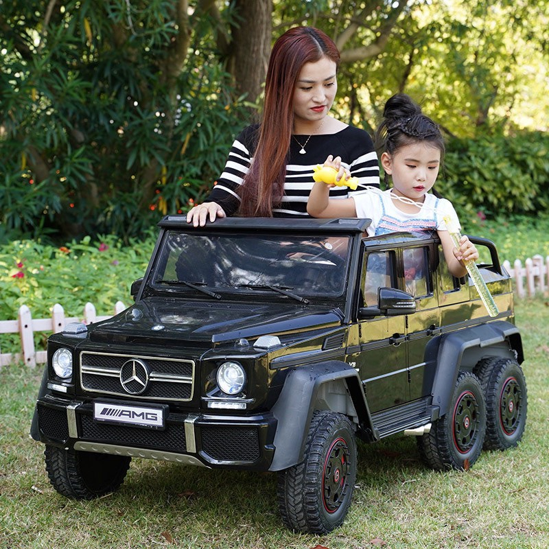 Ô tô điện MERCEDES AMG G63 MS WF189 6 bánh 4 động cơ 2 chân ga cho bé tự lái và điều khiển xa