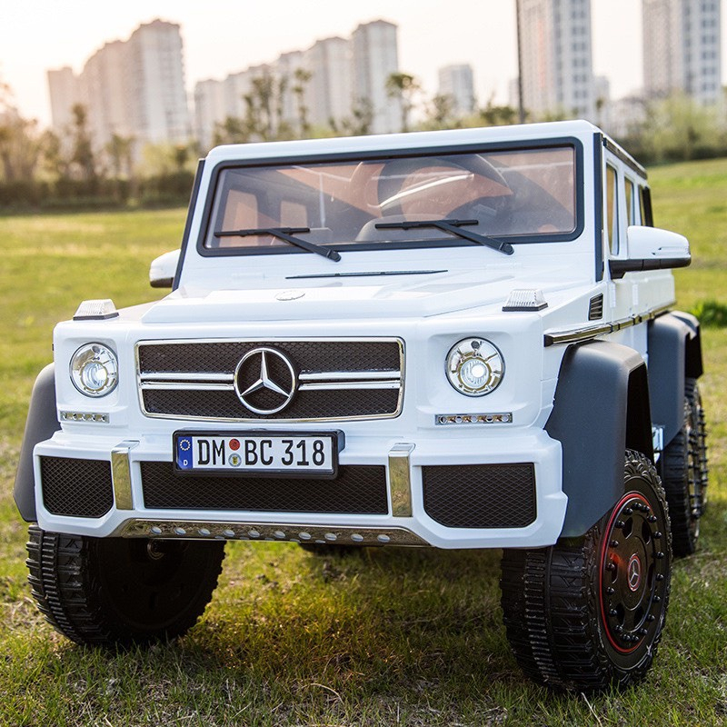Ô tô điện MERCEDES AMG G63 MS WF189 6 bánh 4 động cơ 2 chân ga cho bé tự lái và điều khiển xa