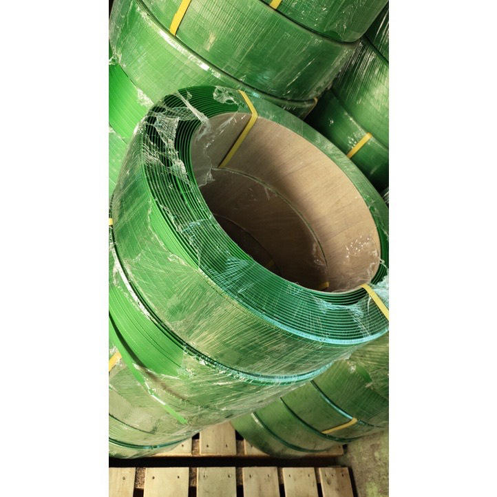 (1 cuộn | PET | 20kg) Dây đai nhựa Pet vân Caro bản 16mm dùng để đóng hàng, đóng thùng
