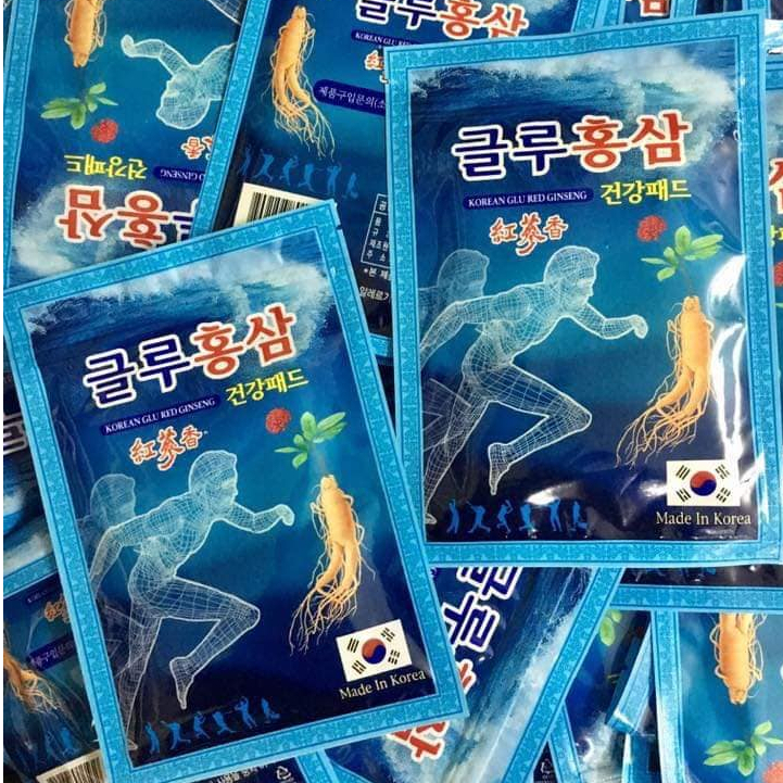 Cao Dán Hồng Sâm Hàn Quốc, Túi 20 miếng