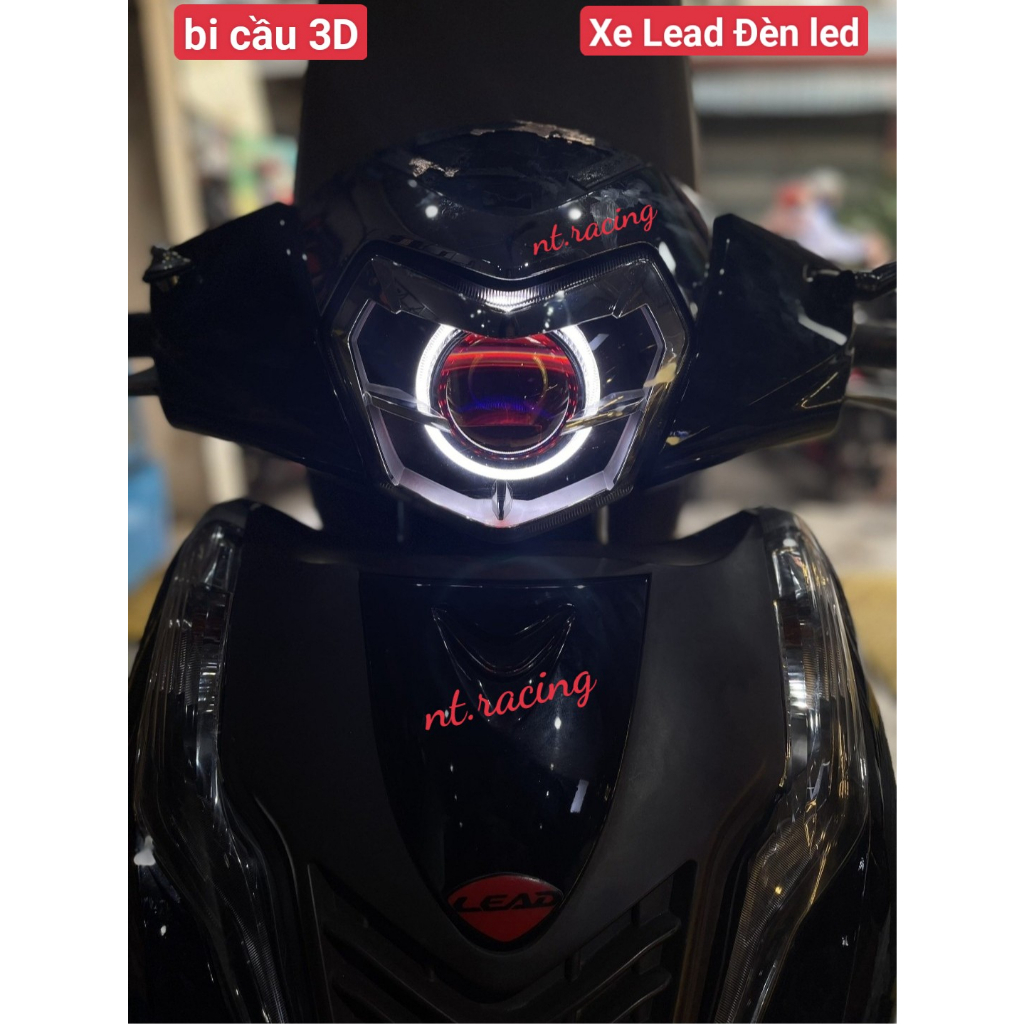 Pát Gắn Bi cầu Bi Led Xe LEAD Chất liệu thép dày