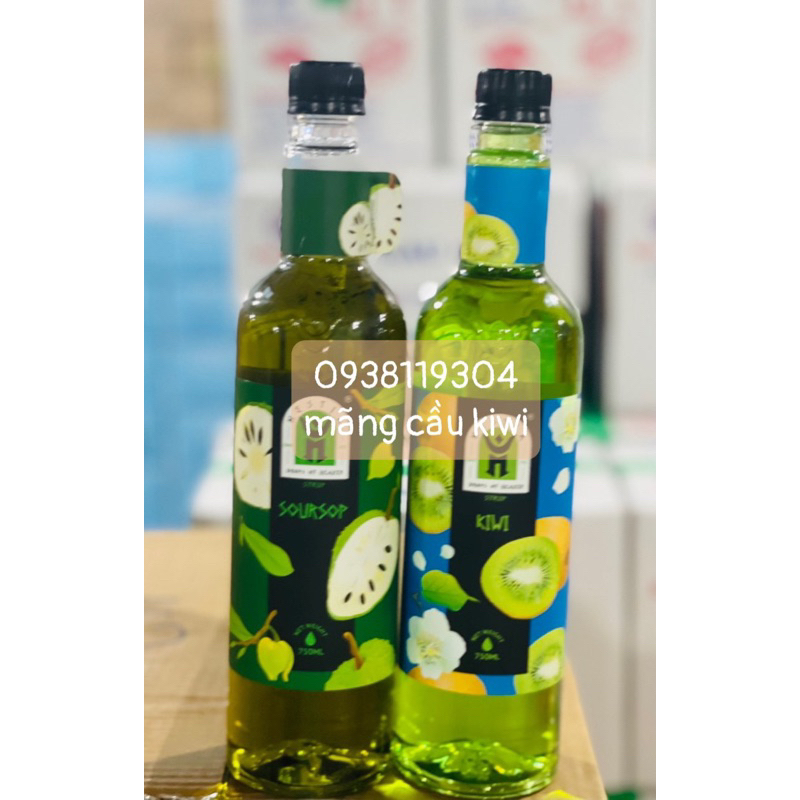 siro hestia 750ml ( bộ đôi mãng cầu + kiwi)