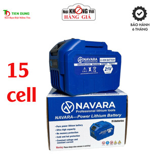 Pin 15 Cell 1600mAh Navara Chân pin phổ thông chất lượng tốt