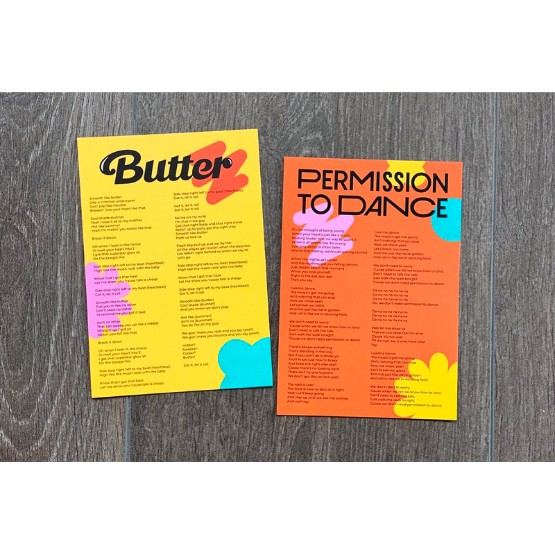 Album BTS Butter tách lẻ