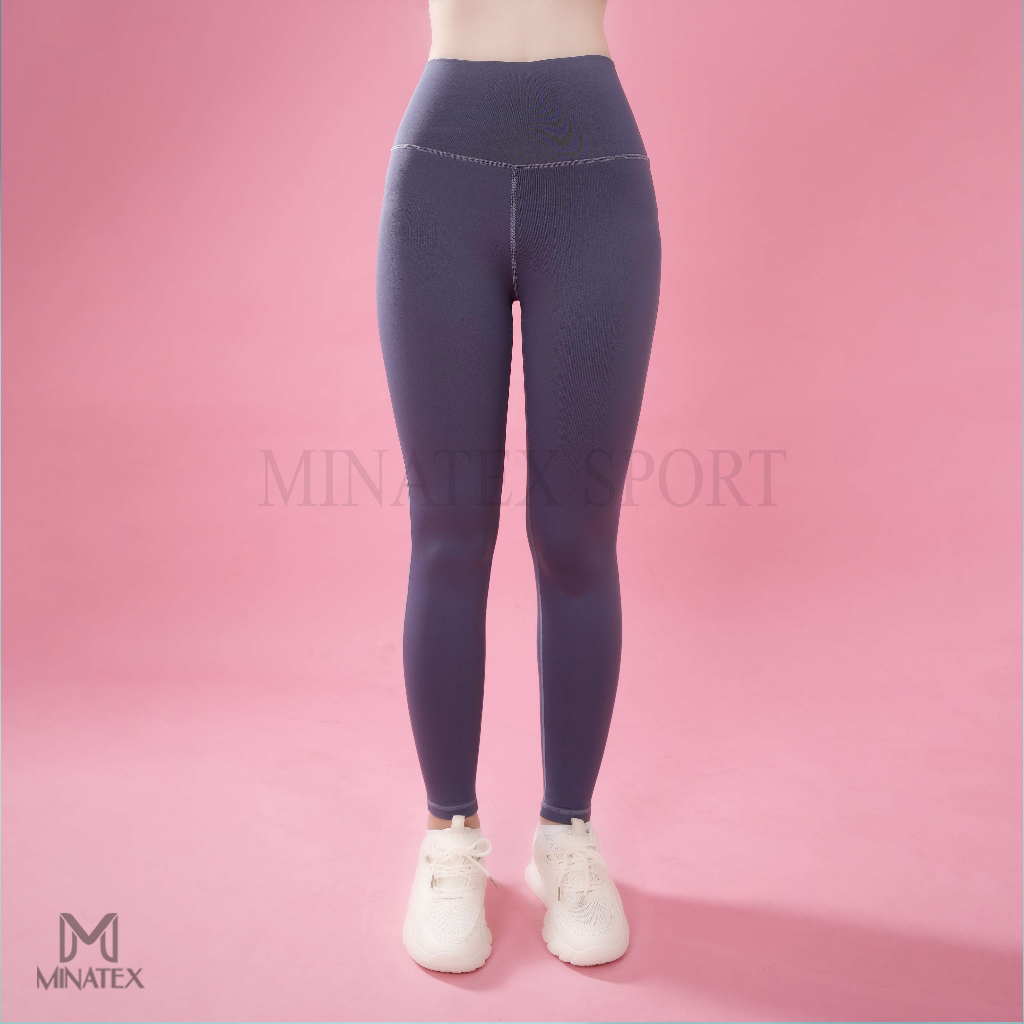 Minatex HN - Quần dài tập gym, quần dài yoga nữ, quần tập nữ chất xịn bền đứng form cạp cao ôm siết eo tôn dáng chỉ đẹp