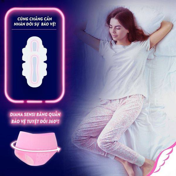 Băng đêm dạng quần Diana size S-M 2 chiếc/ gói
