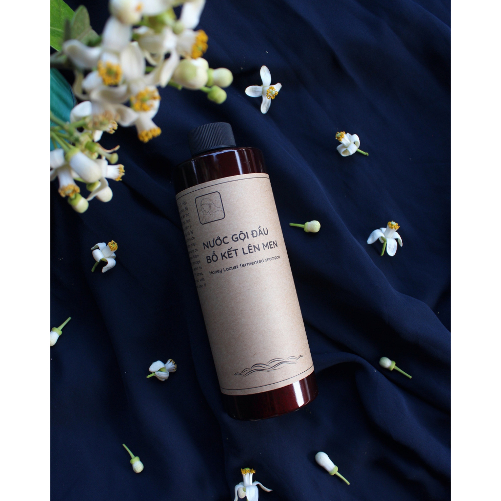 Nước gội đầu bồ kết lên men 250ml kích thích mọc tóc chai dùng thử