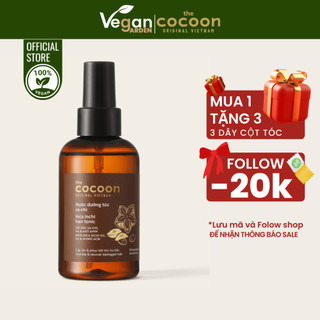 Nước xịt dưỡng tóc sachi cocoon 140ml cấp ẩm và phục hồi tóc hư tổn - Thuần Chay Vegan Garden