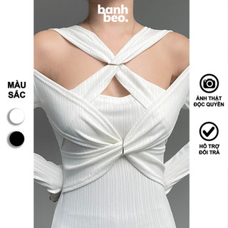 Áo thun tay dài xoắn ngực banhbeoclothes ba0002