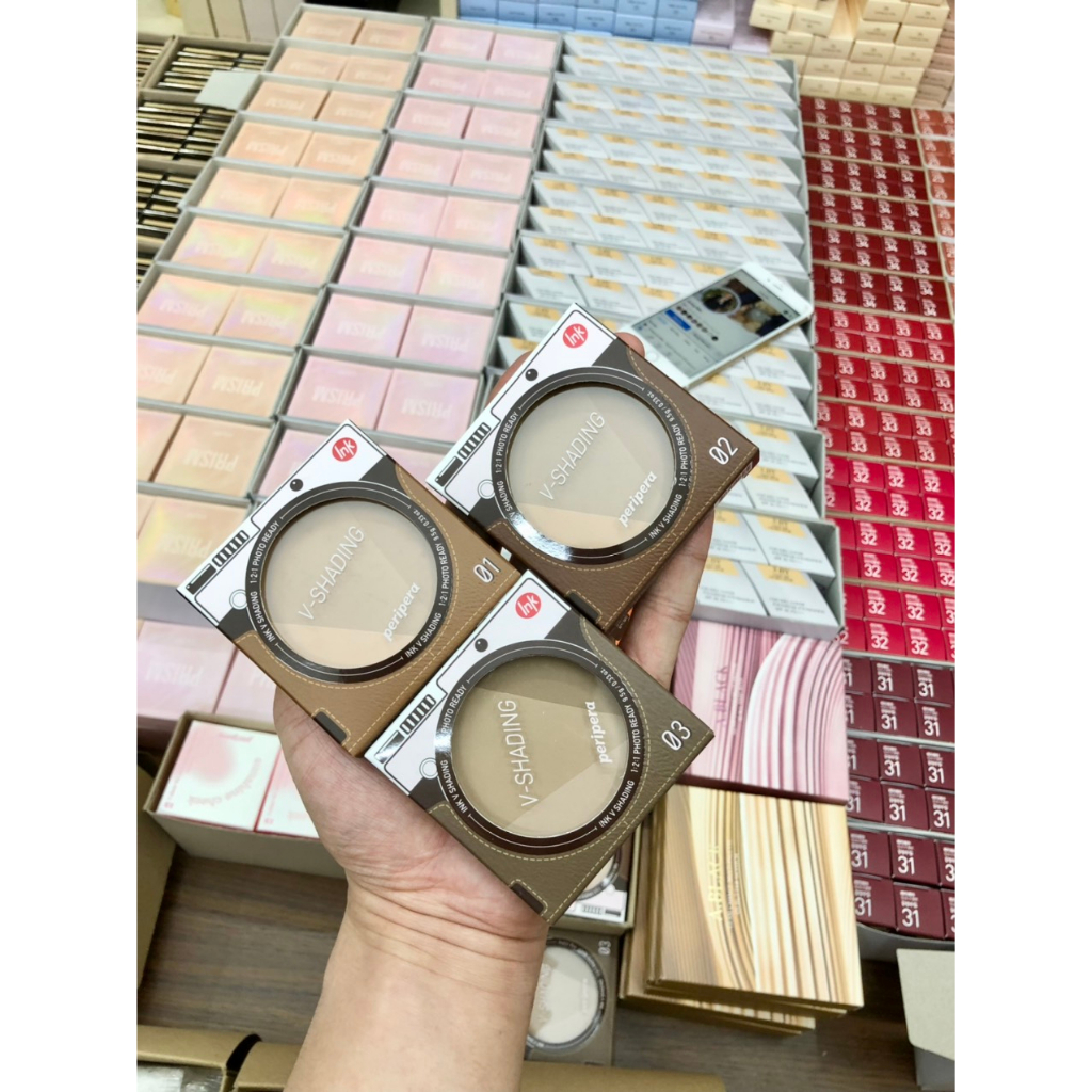 Phấn Tạo Khối PERIPERA Ink V-Shading 9.5g