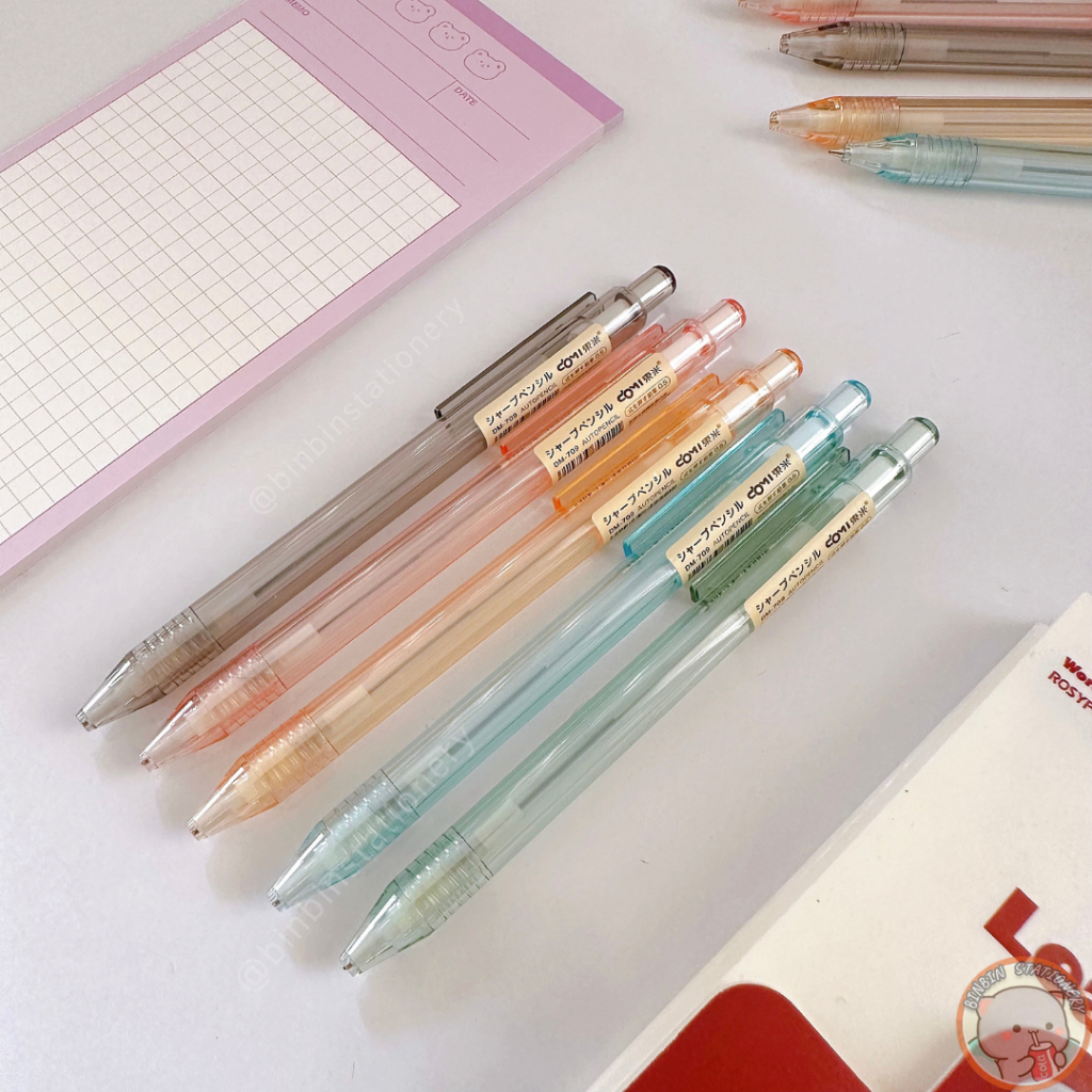 Bút chì bấm DOMI cao cấp phong cách tối giản BCDM - 709