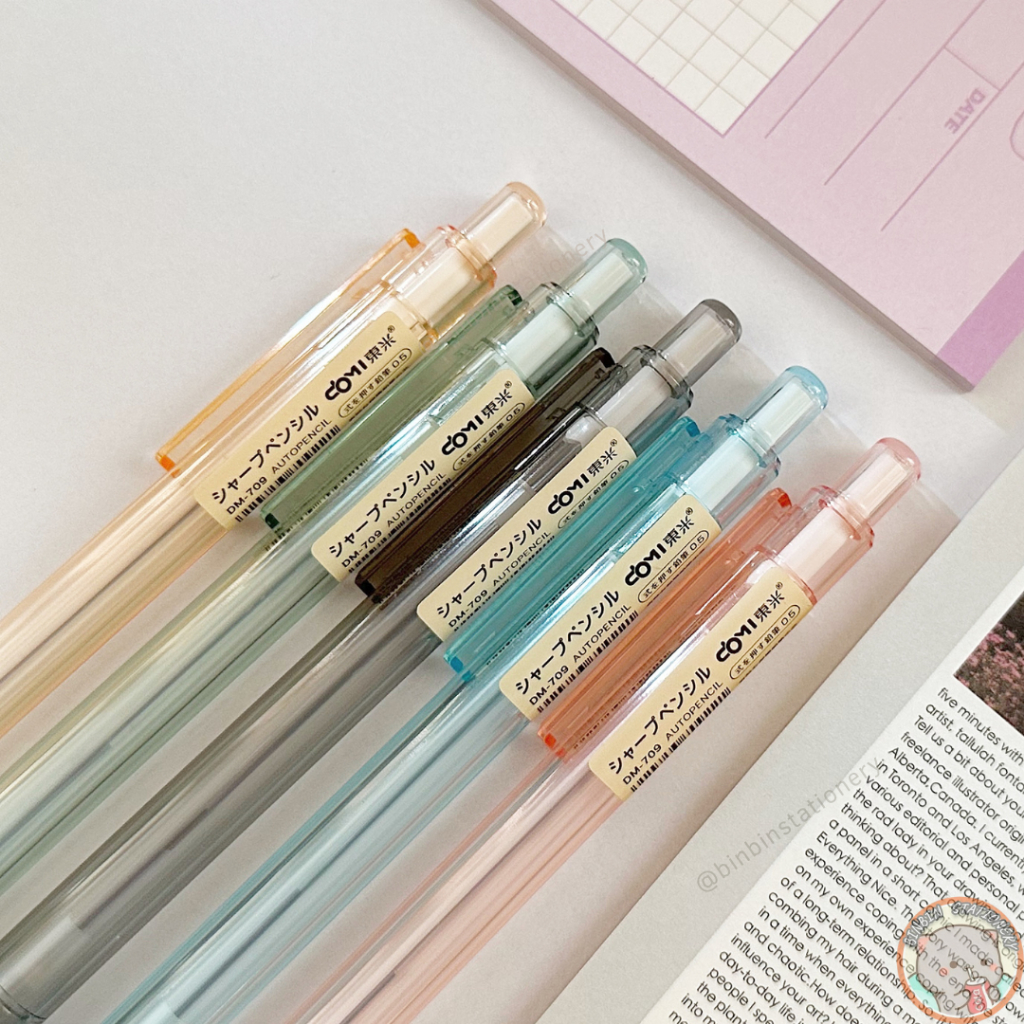 Bút chì bấm DOMI cao cấp phong cách tối giản BCDM - 709