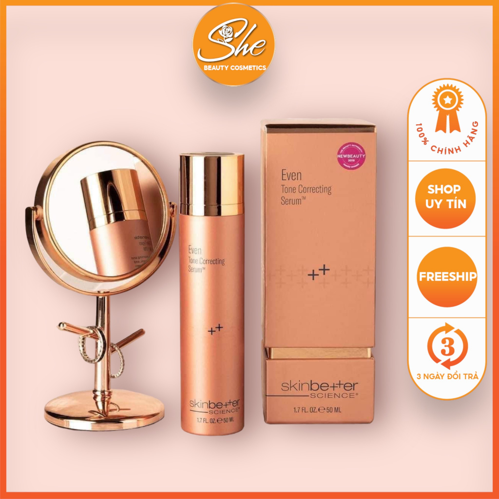 Serum Giảm-Nám, Tàn-Nhang, Sáng Da 𝗦𝗸𝗶𝗻𝗕𝗲𝘁𝘁𝗲𝗿 𝐒𝐜𝐢𝐞𝐧𝐜𝐞 𝐄𝐯𝐞𝐧 𝐓𝐨𝐧𝐞 𝐂𝐨𝐫𝐫𝐞𝐜𝐭𝐢𝐧𝐠 50ml