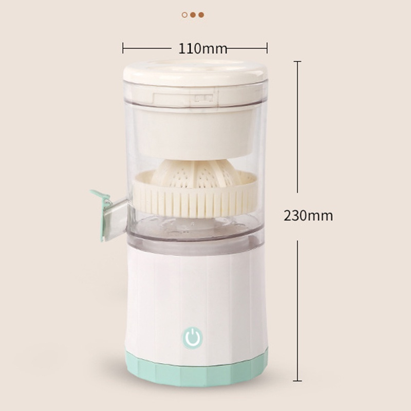 Máy Ép Cam Tự Động, Máy Vắt Cam Tự Động Không Dây - Máy Ép Chậm Trái Cây, Vắt Chanh Đa Năng Sạc USB