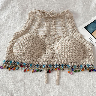 Sét Bikini Đi Biển Len Móc
